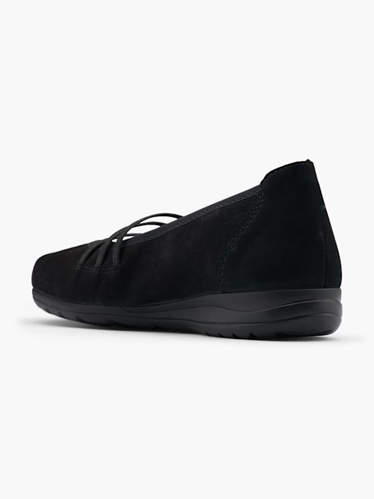 Rieker Balerina fekete 12392 3