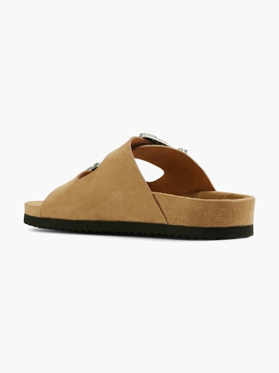 Catwalk Tieffuß Pantolette Braun 13294 3
