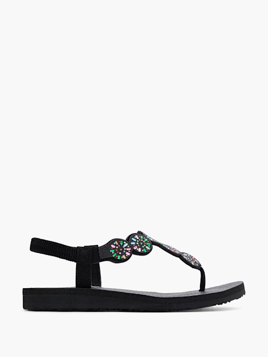 Skechers Zehentrenner-Sandale Schwarz 13442 1