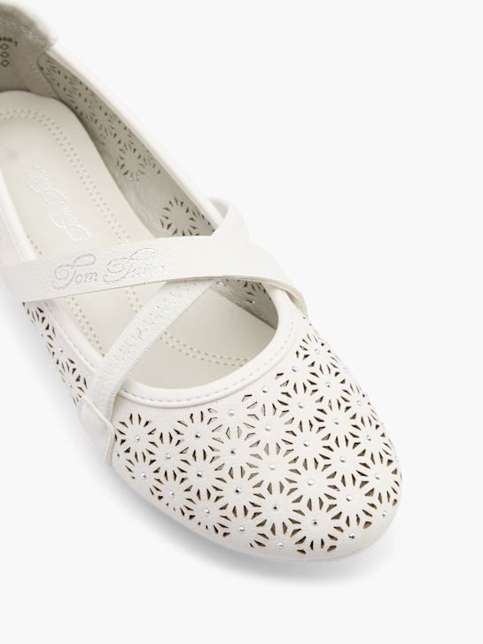 TOM TAILOR Ballerines Blanc 13790 2