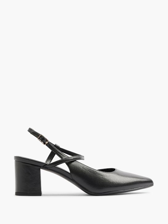 Graceland Zapatos abiertos de tacón Negro 14215 1