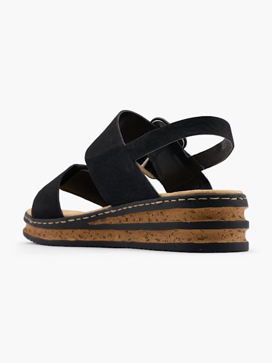 Rieker Sandalette Schwarz 22285 3