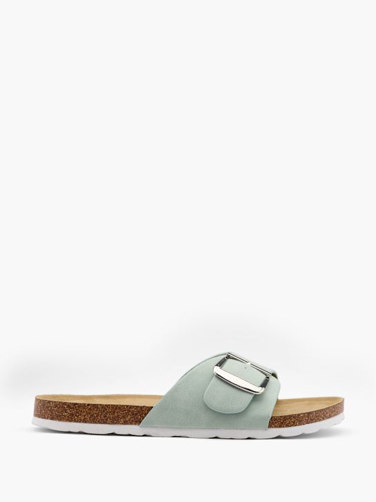 Björndal Tieffuß Pantolette Grün 22140 1