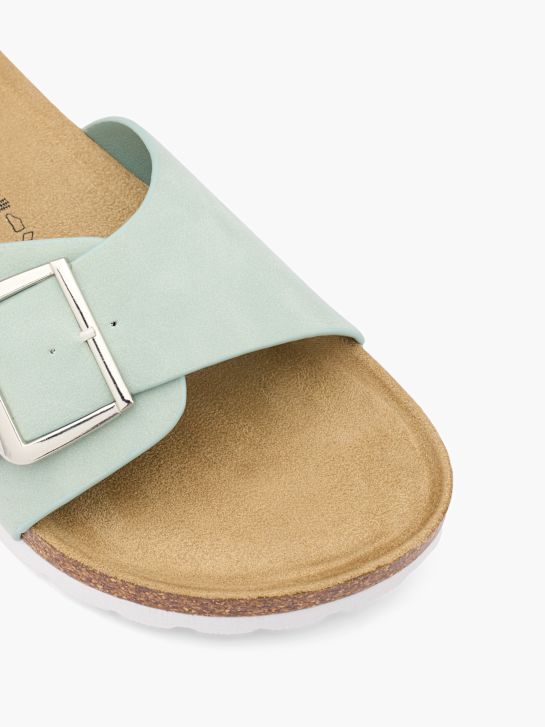 Björndal Tieffuß Pantolette Grün 22140 2