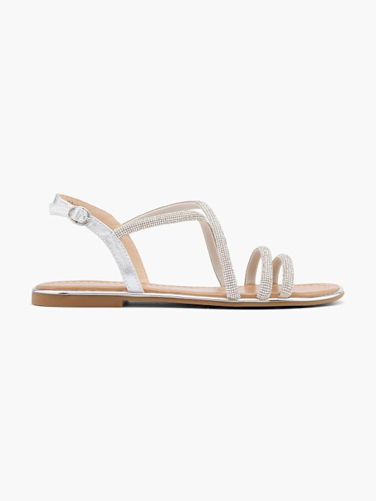 Catwalk Sandale Silber 36654 1