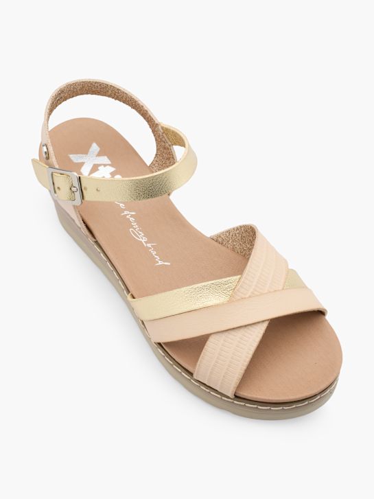 Xti Sandalias de tacón Oro 21332 2