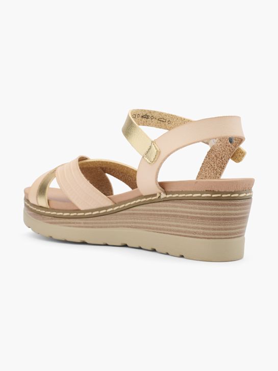 Xti Sandalias de tacón Oro 21332 3