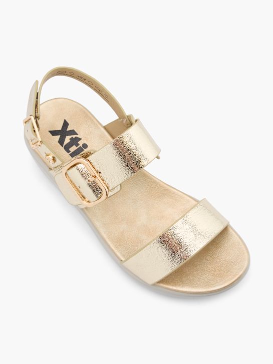 Xti Sandalias de tacón Oro 14566 2