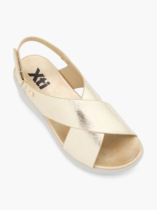 Xti Sandalias de tacón Oro 14571 2