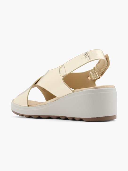 Xti Sandalias de tacón Oro 14571 3