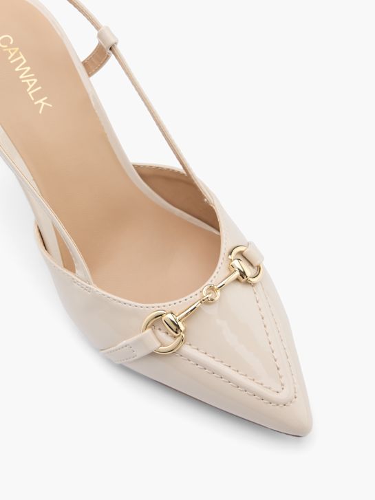 Catwalk Slingback pump Beige 14679 2