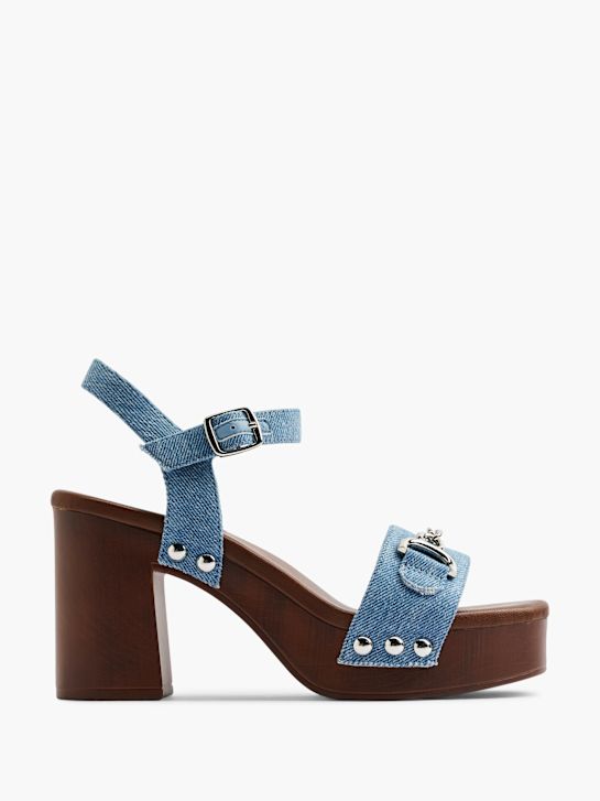 Catwalk Sandalo con tacco Blu 14742 1