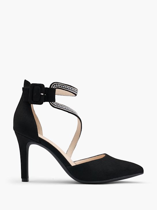 Catwalk Décolleté con fibbia Nero 14791 1