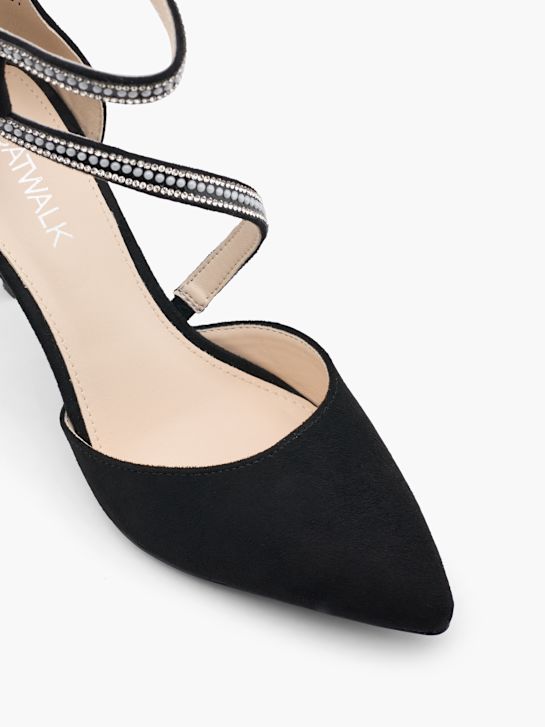 Catwalk Décolleté con fibbia Nero 14791 2