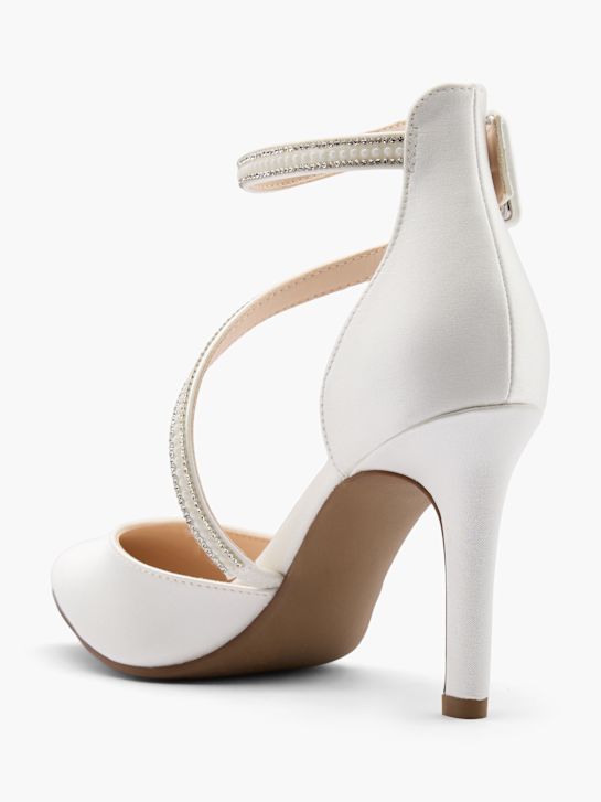 Catwalk Spangenpumps Weiß 14974 3