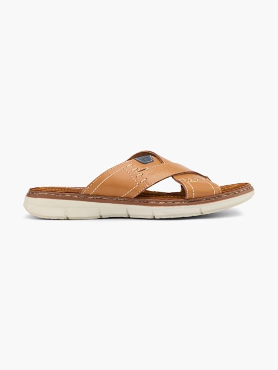 Camel Active Flache Pantolette Cognac 15416 1