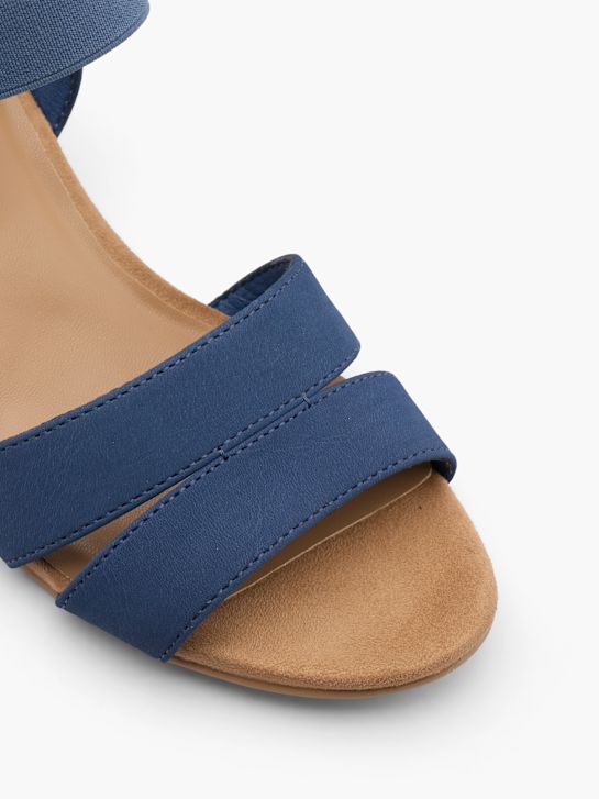 Graceland Højhælet sandal Blå 15887 2