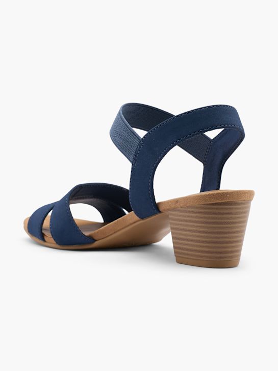 Graceland Højhælet sandal Blå 15887 3
