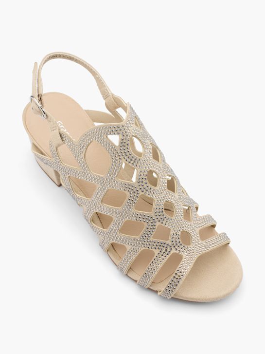 Graceland Sandalo con tacco Beige 19337 2