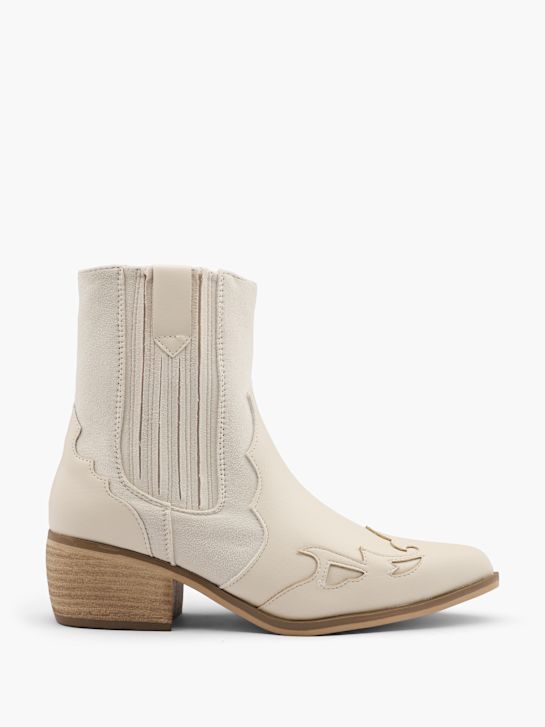 Catwalk Cizmă cowboy Ecru 30248 1