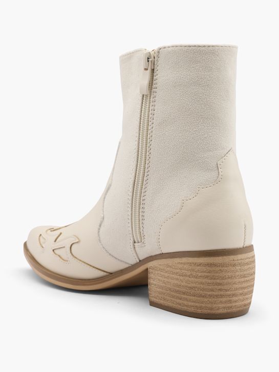 Catwalk Cizmă cowboy Ecru 30248 3