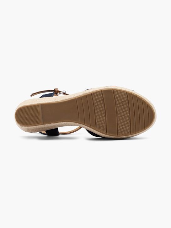 TOM TAILOR Sandale cu toc Albastru 15610 4