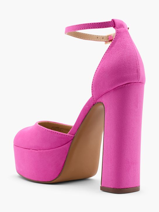 Catwalk Lodičky s řemínkem Fuchsiová 15615 3