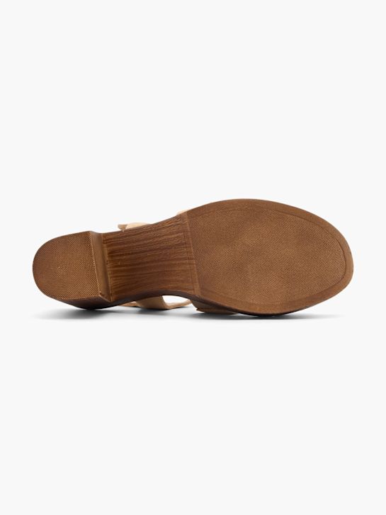 5th Avenue Højhælet sandal Beige 15629 4