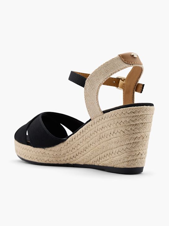 TOM TAILOR Sandale cu toc Negru 15640 3