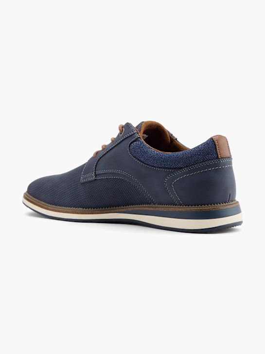 AM SHOE Stringata Blu 15643 3