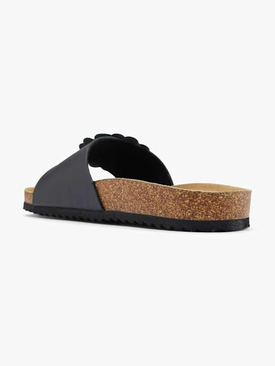 Graceland Chinelo com palmilha alta Preto 15960 3