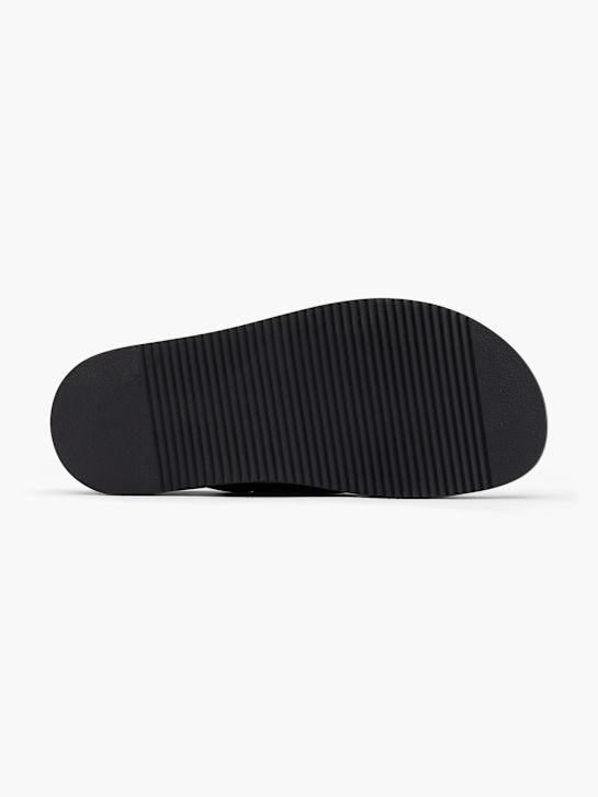 AM SHOE Равни чехли Черен 16055 4