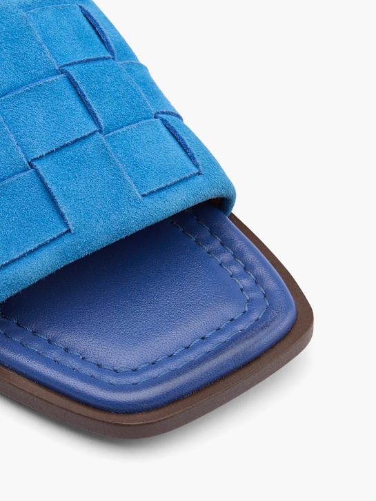 5th Avenue Flache Pantolette Blau 16071 2