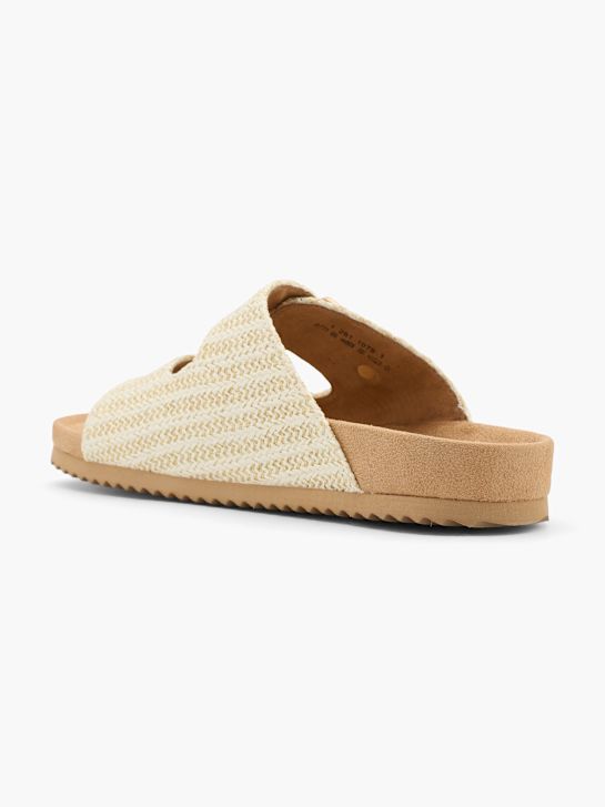 Catwalk Chinelo com palmilha alta Beige 16919 3