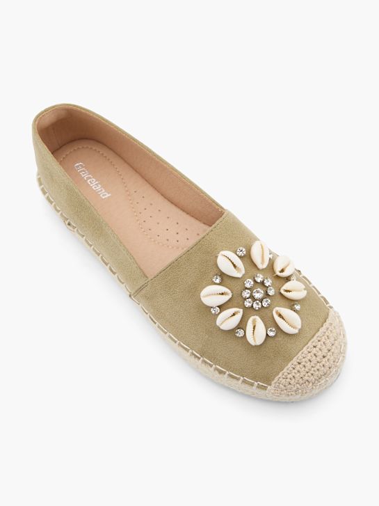 Graceland Espadrill Oliv 19083 2