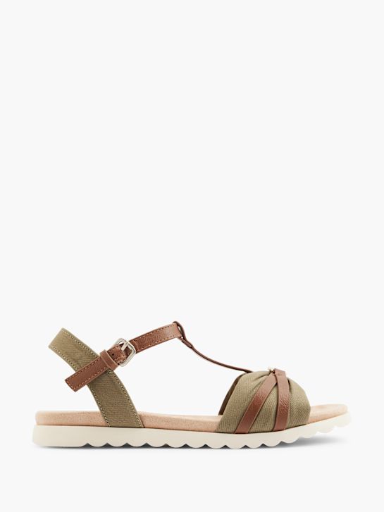 TOM TAILOR Sandale Olive 21462 1