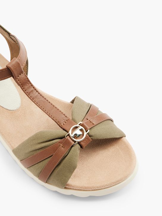 TOM TAILOR Sandale Olive 21462 2
