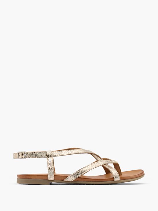 5th Avenue Zehentrenner-Sandale Gold 28847 1