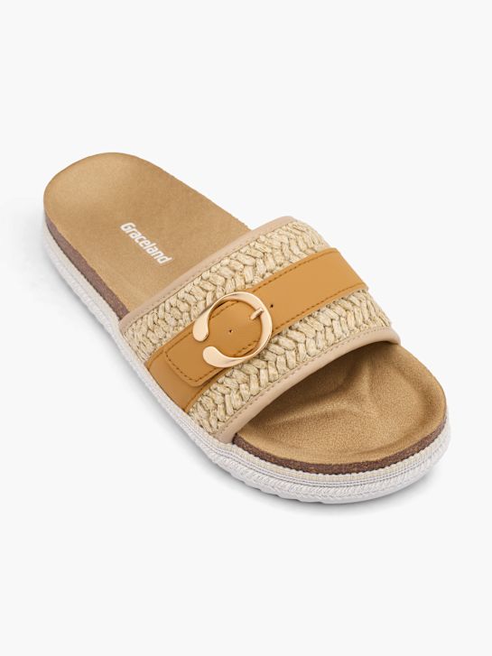 Graceland Sandalia acolchada Beige 28067 2
