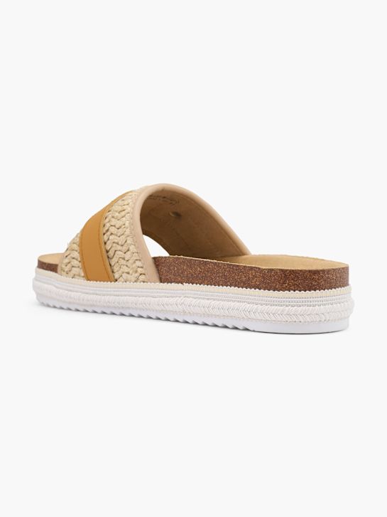 Graceland Sandalia acolchada Beige 28067 3