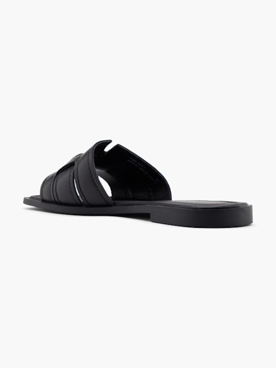 5th Avenue Flache Pantolette Schwarz 26756 3