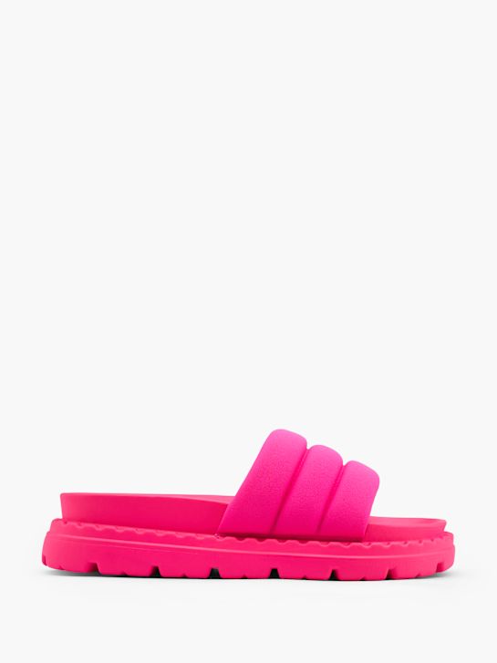 Graceland Flache Pantolette Fuchsia 28922 1