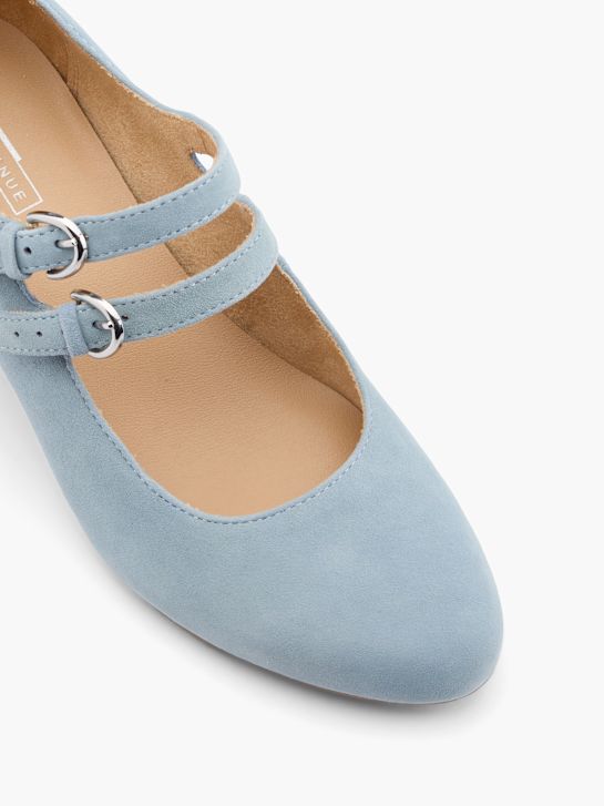 5th Avenue Spangenpumps Blau 28615 2