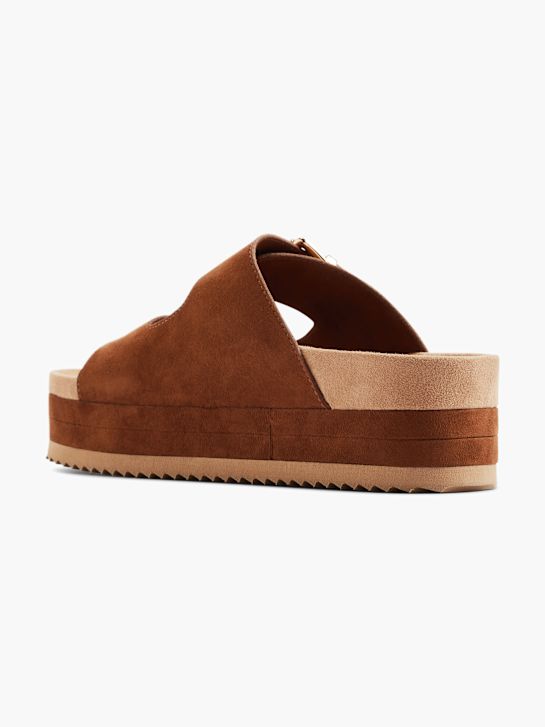 Graceland Papuče Hnedá 29781 3