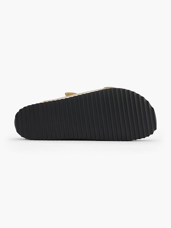 Graceland Tieffuß Pantolette Gold 30160 4