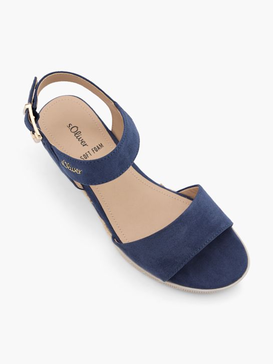 s.Oliver Sandales à talons Bleu 30612 2