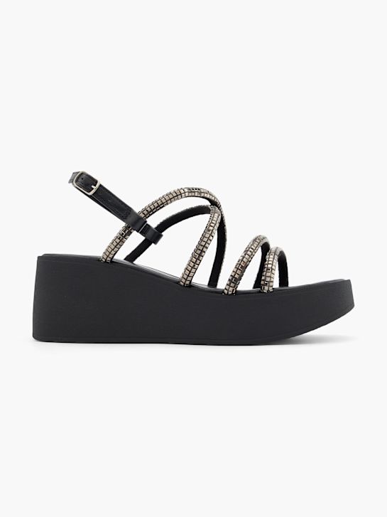 Catwalk Sandalo con tacco Nero 30900 1