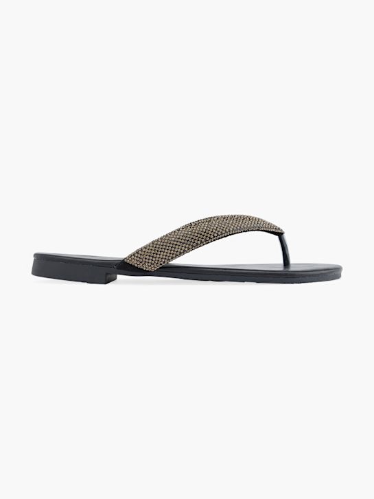 Catwalk Chinelo separador de dedos Preto 30954 1