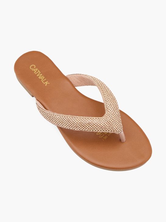 Catwalk Chinelo separador de dedos Ouro rosa 30955 2