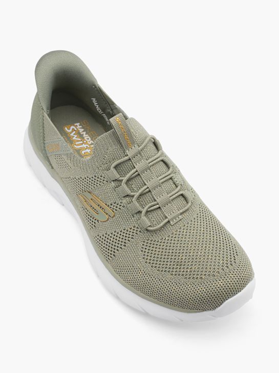 Skechers Buty wsuwane Oliwkowy 30992 2